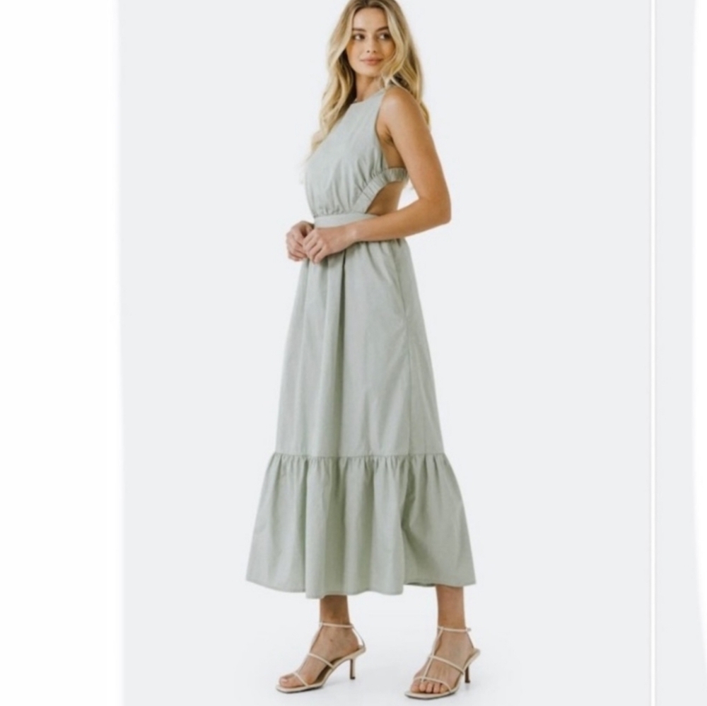 English Factory Women's Maxi Dress Size Large Nwt